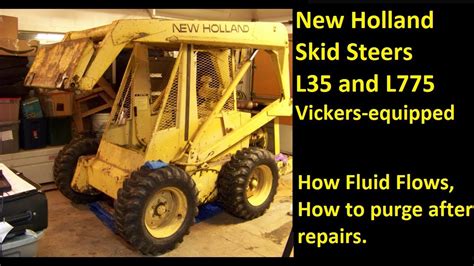 skid steer bleeding procedure